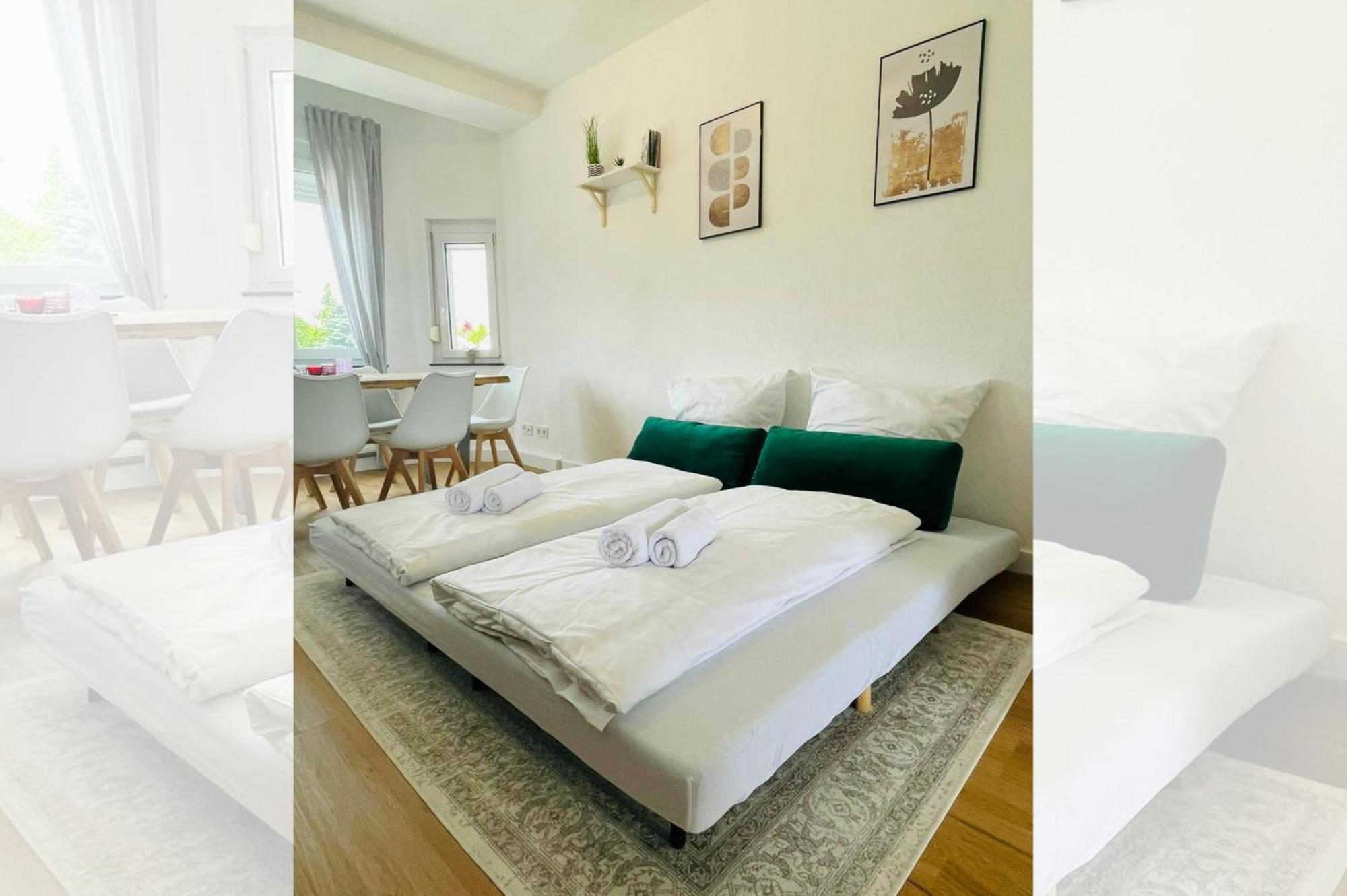 Peter Apartments - Wohnung 90Qm, 3 Schlafzimmer, Kueche, Wohnzimmer, Balkon, Netflix Fulda Ngoại thất bức ảnh